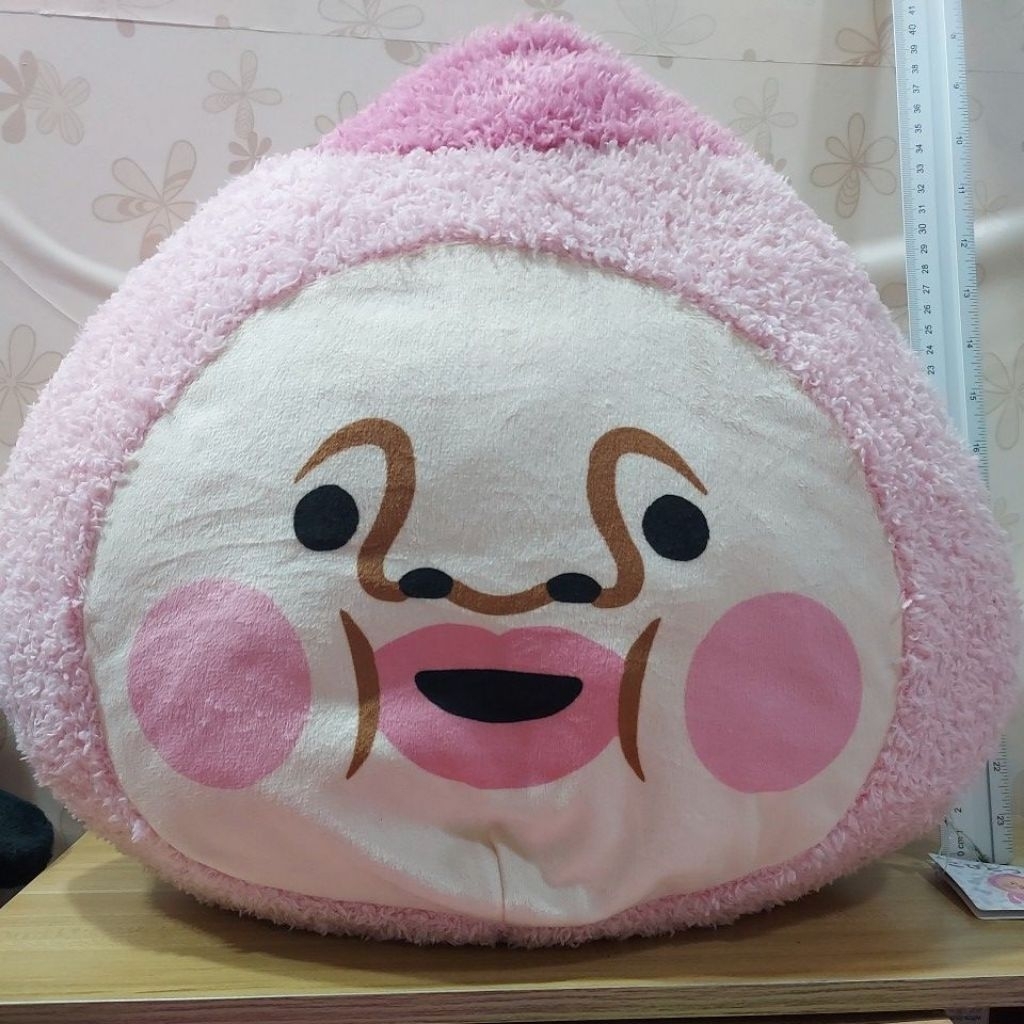 Kobito Dukan (Kakure Momojiri) Face Big Plush Doll Stuffed/ตุ๊กตาคาคุเระ โมโมจิริ ภูตลูกพีช ของแท้ญี