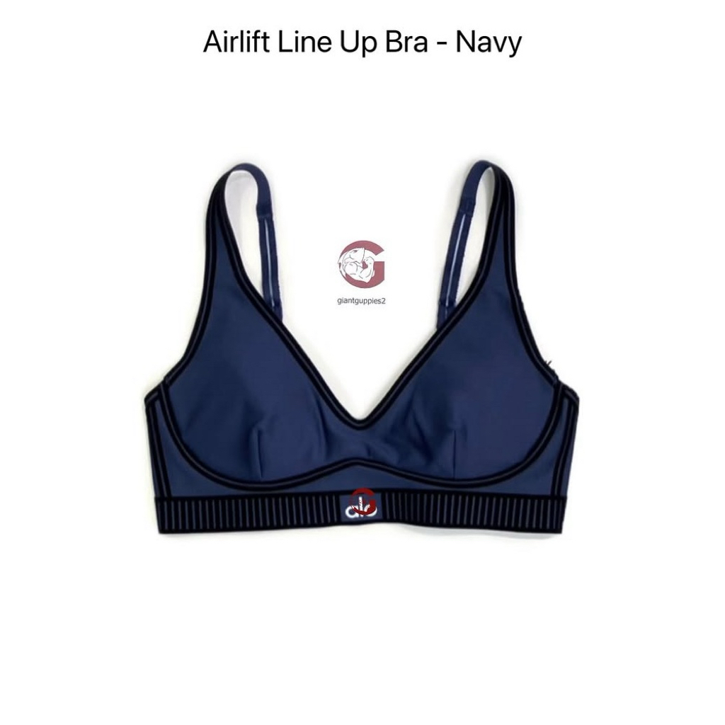 Alo ของแท้ 100% พร้อมส่ง Airlift Line Up Bra - Navy