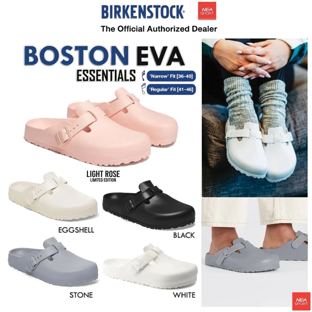 [รุ่นฮิต เบาๆ ในแบบ EVA] BIRKENSTOCK BOSTON EVA รองเท้าแตะ รุ่นเด็ด ทรงมาแรง ได้ทั้งชายหญิง