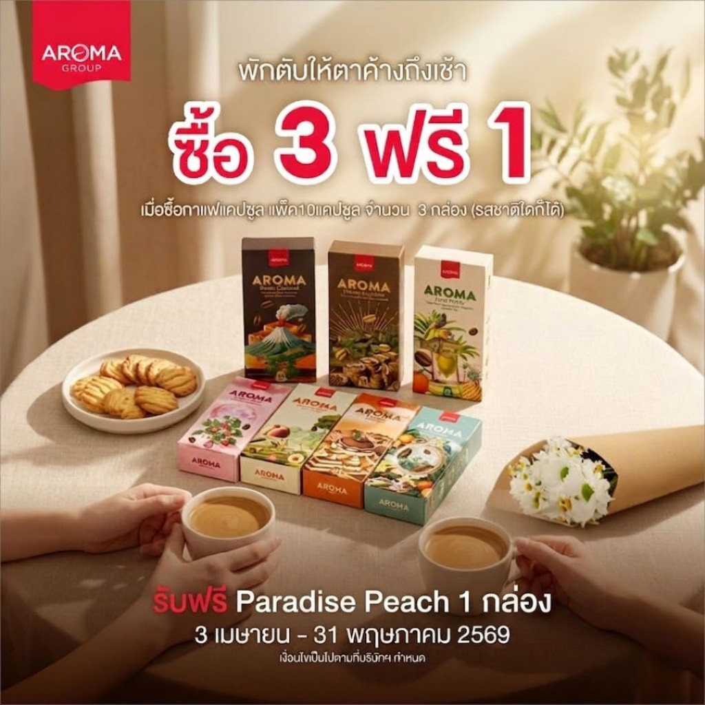 Aroma Capsule กาแฟแคปซูล  (1กล่องx10แคปซูล)
