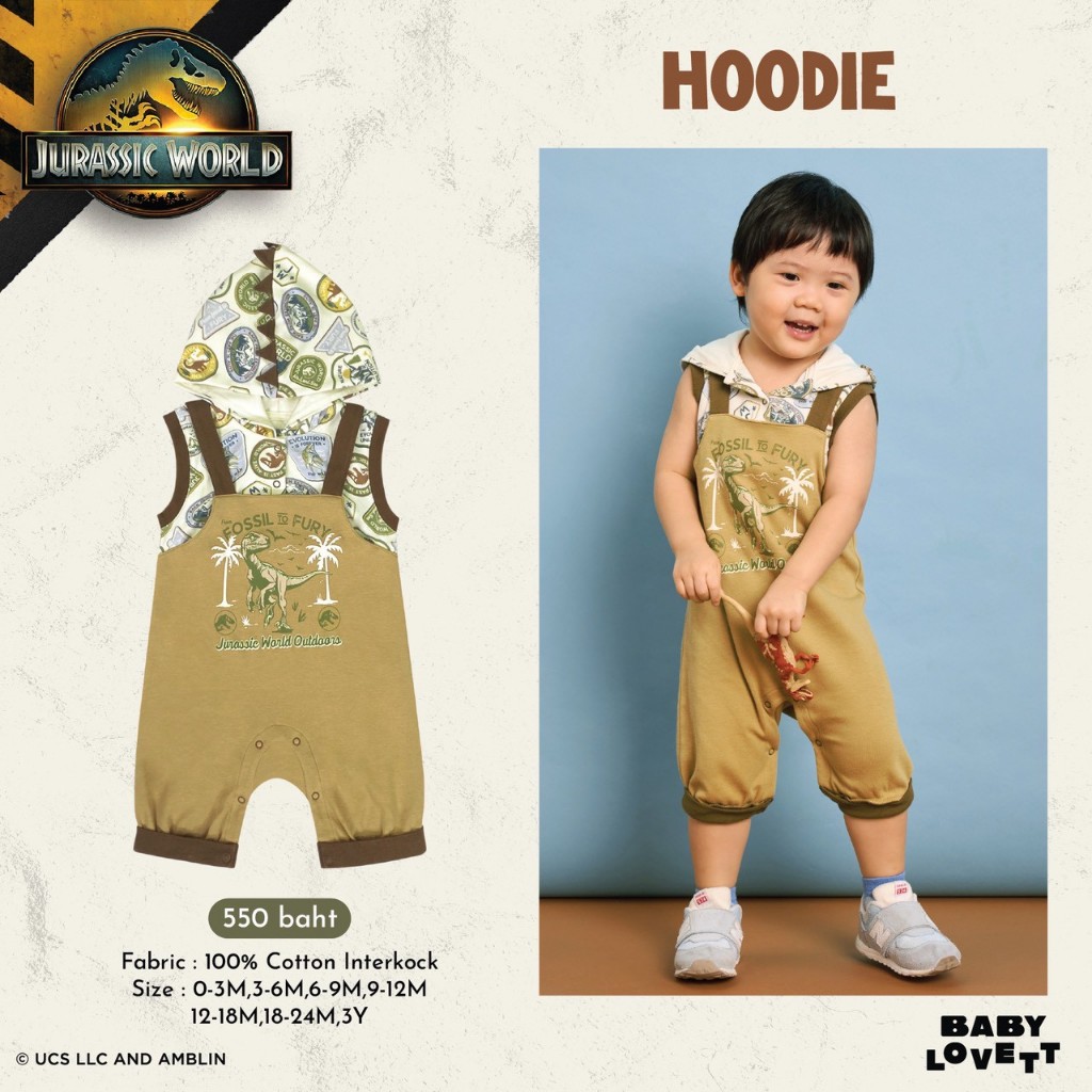 [Babylovett] 13 Drop3 Jurassic World - Hoodie
