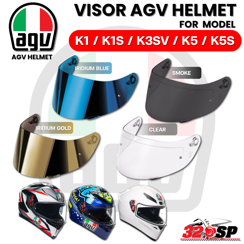 ชิลด์หมวกกันน็อค VISOR HELMET AGV K1/ K1S / K3SV/ K5 / K5S ของแท้ ส่งไว!! 320SP