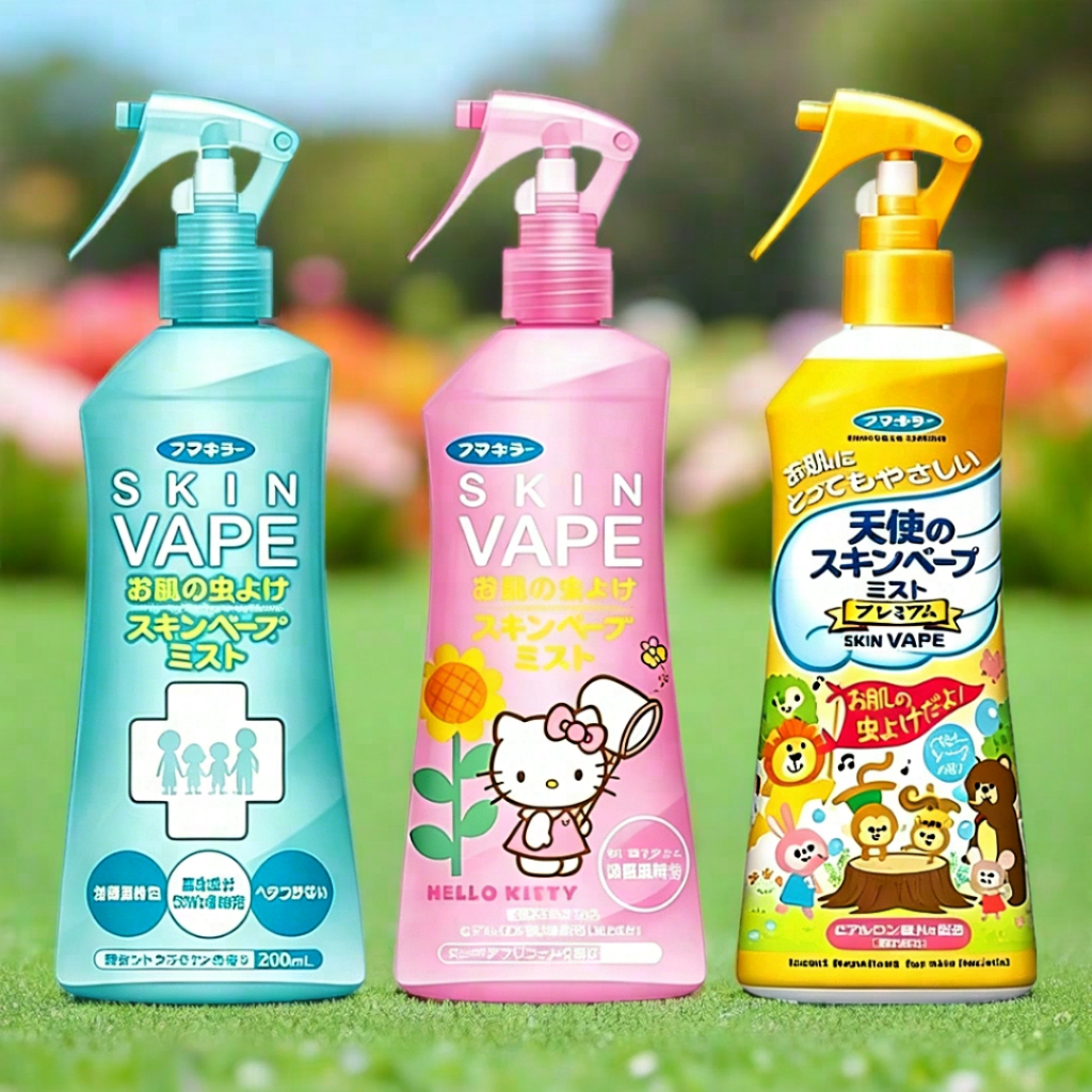 ซื้อ 1 แถม 1 FUMAKILLA SKIN VAPE น้ำยาไล่ยุง สเปรย์ไล่ยุง สารสกัดจากสมุนไพรธรรมชาติ อ่อนโยนต่อผิว ปลอดภัยทั้งครอบครัว