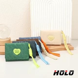 HOLO กระเป๋าเงิน แฟชั่น อเนกประสงค์ กระเป๋าสตางค์สุภาพสตรี สั้นค่ะ