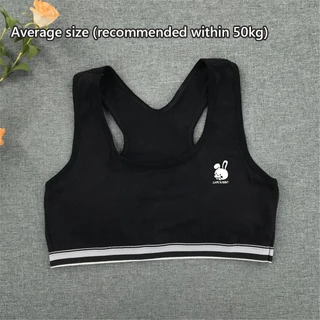 เสื้อกล้ามครอบอกเด็ก ฤดูร้อน อายุ 8-15 ปี วัยเจริญเติบโต ไม่มีปุ่ม ใส่ถอดสะดวก ผ้าสองชั้น แผ่นรองอกถอดได้ สำหรับนักเรียน