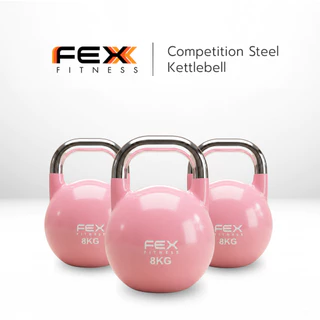 Kettlebell เคตเทิลเบล ลูกตุ้มยกน้ำหนัก Competition เกรดแข่งขัน 8-24kg (คละสี) - FEX fitness