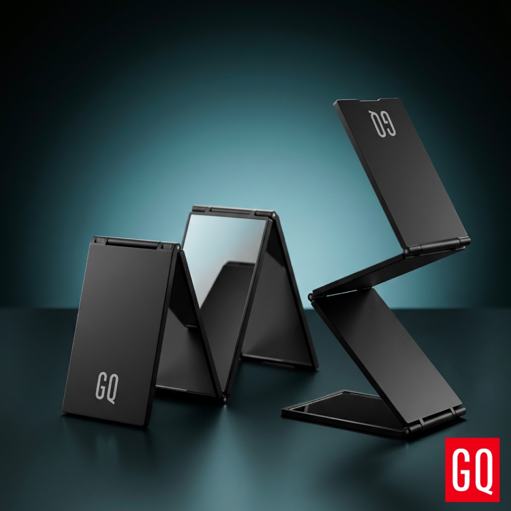 GQ Foldable Mirror กระจกพับปรับองศาได้ เพิ่มความแม่นยำในการตกแต่งขนในที่ลับ (ใช้คู่กับเครื่องโกนขน GQ Light Shaver™)