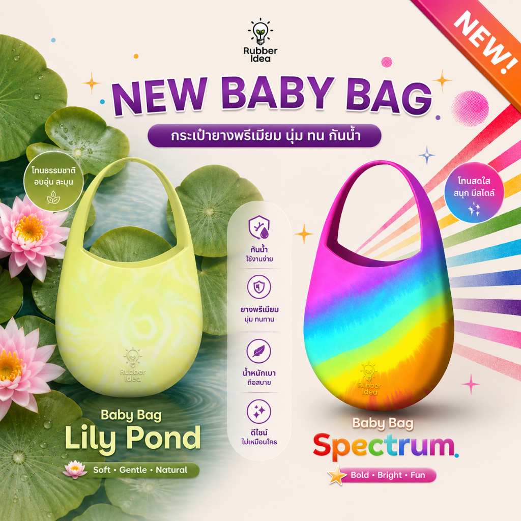 Baby Bag - กระเป๋ารักษ์โลกใบเล็ก Rubber Idea