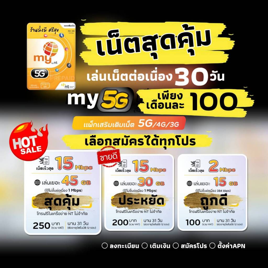 ุถูกดี! (no.9)ซิมมาย สมัครเน็ตไม่ลดสปีด  1Mbps เพียงเดือนละ 200บาท(15Mbps 35GB FUP 1Mbps) ลงทะเบียนท