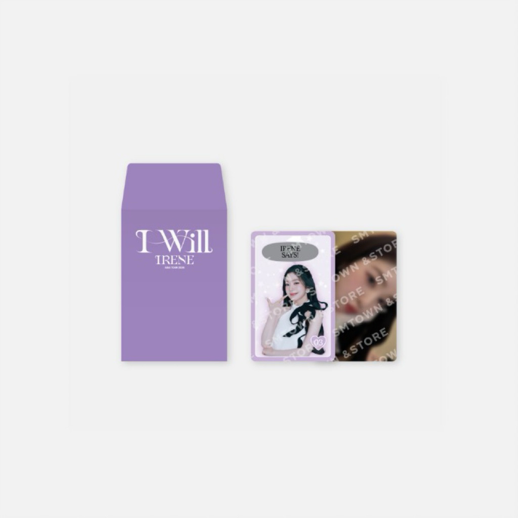 [อ่านก่อน] พร้อมส่ง🔅- Speech Bubble Card Set - IRENE Red Velvet 2026 Asia Tour 'I-WILL' MD ไอรีน