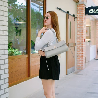 [ LoveGood ] Horizon กระเป๋าสะพายไหล่ East-West Shoulder Bag 12” วัสดุหนังวัว Wonder น้ำหนักเบา