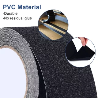 สติ๊กเกอร์กันลื่น กว้าง 5 ซม. ยาว 5 เมตร เทปพีวีซีกันลื่น เทปกันลื่น PVC กาวในตัว ใช้ได้ทั้งภายในและภายนอก