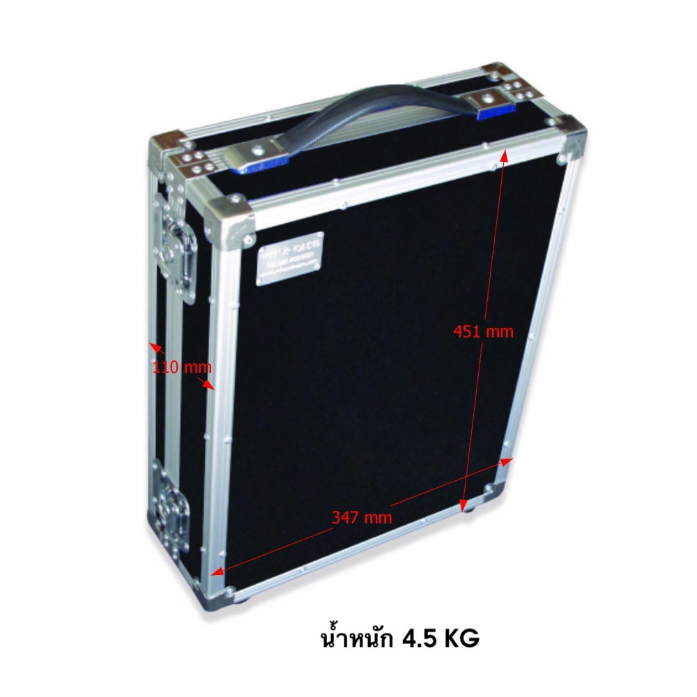 แร็คมิกซ์ ALTO live 802 ผิวลามิเนตสีดำ กล่องแร็ค แร็คมิกซ์เซอร์ กล่องใส่มิกซ์เซอร์