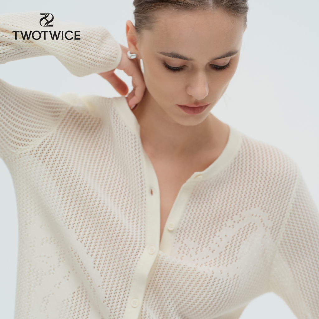 (พร้อมส่งภายใน 7 วัน) Twotwice - Morning Bloom Cardigan