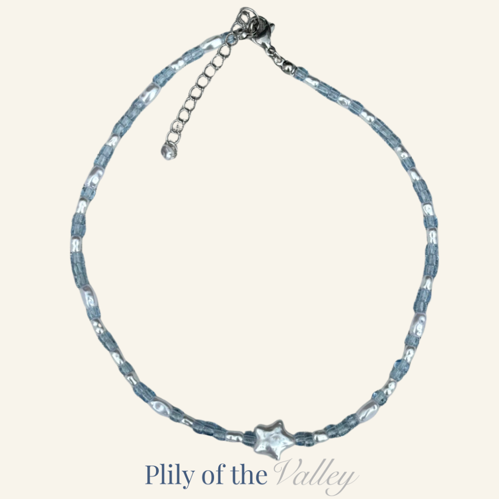 Bliblily Star - สร้อยคอลูกปัดแฮนด์เมด ปรับความยาวได้ สร้อยลูกปัด สร้อยคอลูกปัด