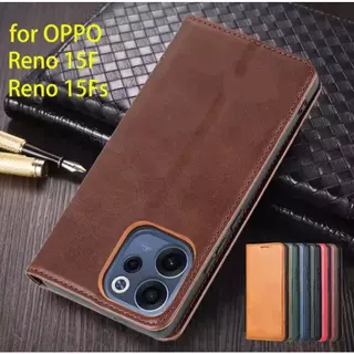เคสฝาพับหนัง สำหรับ Oppo Reno15 Reno15F Reno15Pro Reno15ProMax เคสกันกระแทกฝาพับ พร้อมช่องใส่บัตร