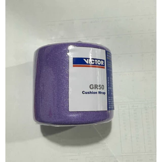 Cushion Wrap VICTOR GR - 50 ฟองน้ำ พันด้ามไม้แบดมินตัน มีสีม่วง สีใหม่