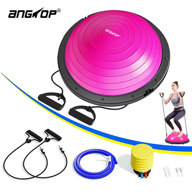 ANGTOP bosu ball 58cm บอลทรงตัว ใหญ่ขึ้น หนาขึ้น ลูกบอลครึ่งวงกลม ฟิตเนส ลูกบอลฝึกทรงตัวBalance ball