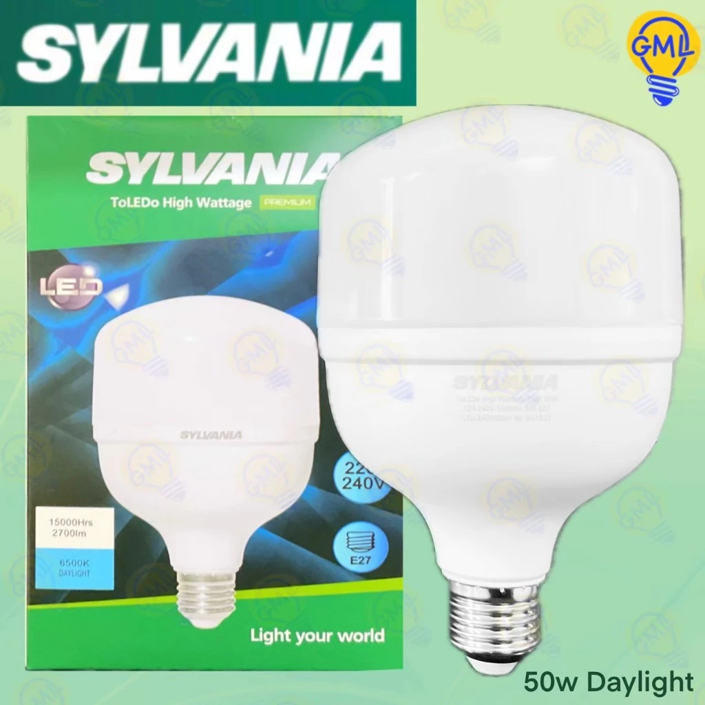 Sylvania หลอดไฟ LED 50W แสงขาว แสงวอร์ม
