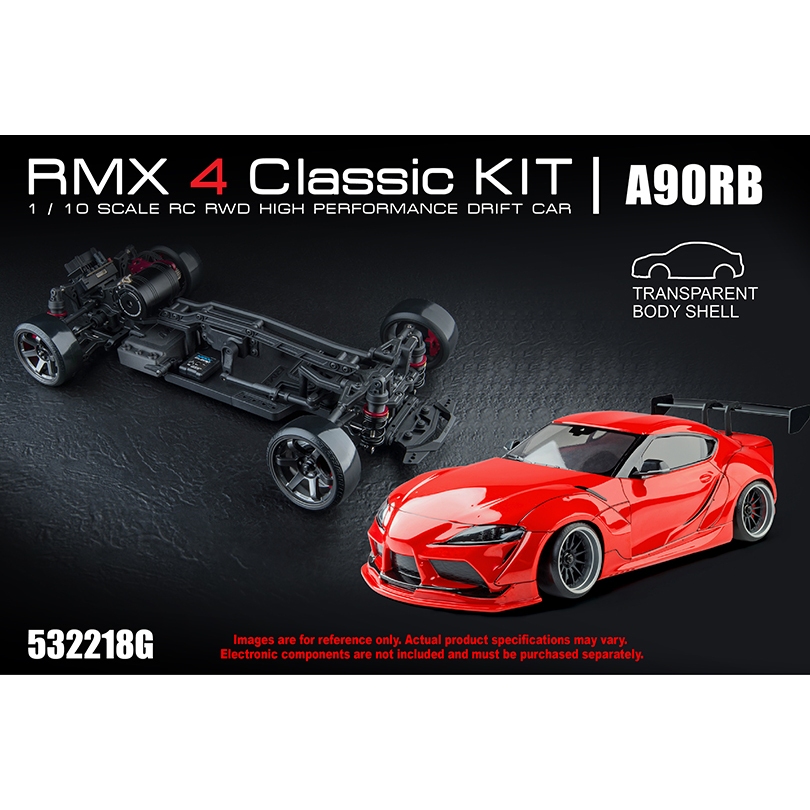 MST RMX 4 Classic RWD KIT 532218G มาพร้อมบอดี้ A90RB ยังไม่ได้ประกอบและทําสี