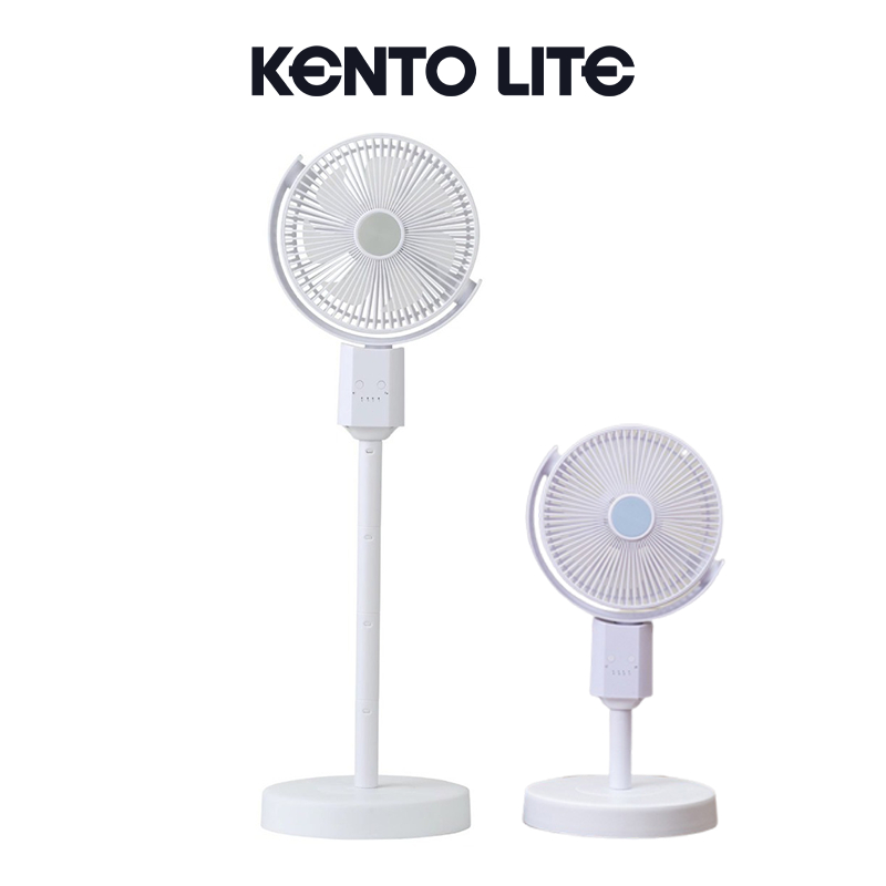 Kento Lite พัดลมตั้งตรงปรับความสูง พัดลมตั้งพื้นกำลังไฟสูง พัดลมตั้งตรงปรับความสูง ปรับระดับลมได้ มีระบบส่ายหัว