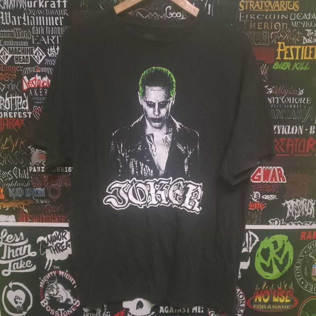 เสื้อยืดมือสอง ต่างประเทศ Joker จาก Suicide Squad Size XL.อก24/ยาว30.5