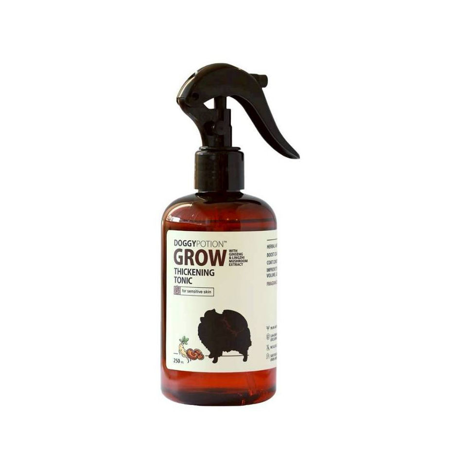 Doggy Potion Grow Tonic Spray สเปรย์บำรุงขนสุนัข สูตรลดขนร่วง ช่วยให้เกิดขนใหม่ 250ml.