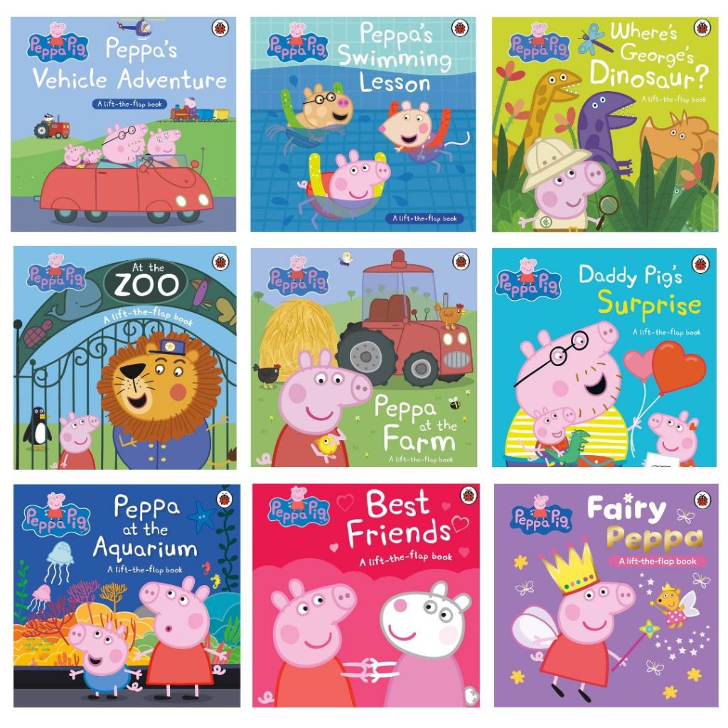 Peppa Pig - Lift the Flap Book Series (New Ed)