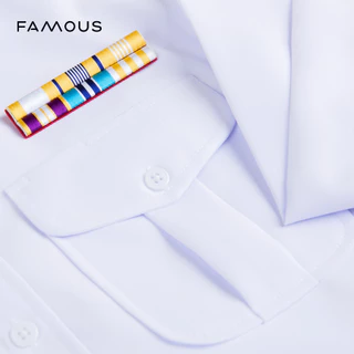 ชุดพนักงานราชการแขนยาวสีขาวชาย /เสื้อพนักงานราชการแขนยาวสีขาวชาย (สินค้าเสื้อ1ตัว)