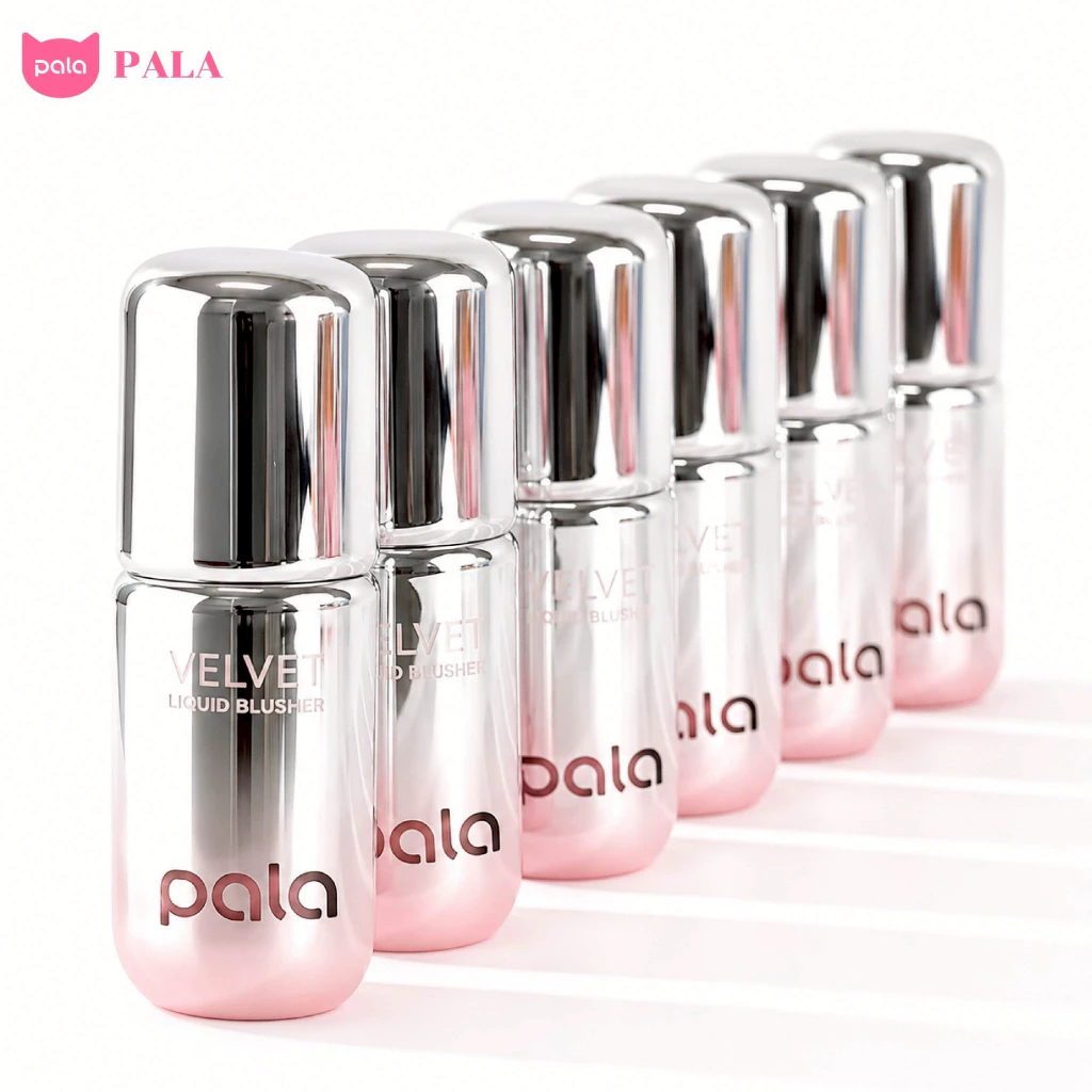 PALA บลัชออนเนื้อน้ำ VELVET LIQUID BLUSHER บลัชออน ทาแก้มและเปลือกตา 7g. แบรนด์ไทย มี อ.ย. thumbnail 5