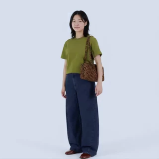 『BAGGU』🇭🇰 Baggu Leopard Print Polka Dot Nylon Handbag กระเป๋าถือไนลอนลายเสือดาวลายจุด