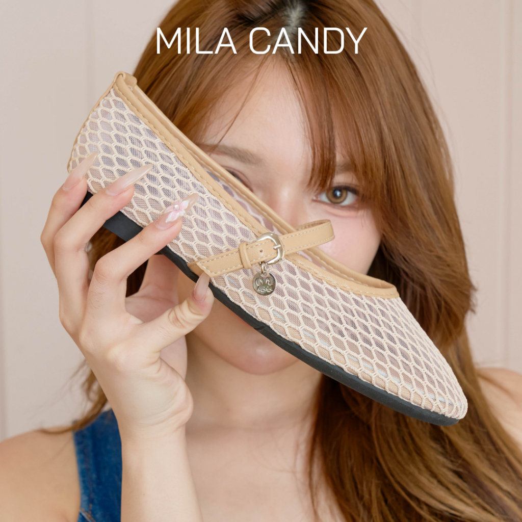 CCS - รองเท้าแมรี่เจน รุ่น Mila Candy ทรงหวานคลาสสิก ที่หยิบมาใส่ง่าย แต่ดูมีดีเทลน่ารัก (693-45)