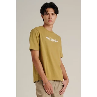 Mc JEANS (แม็คยีนส์) เสื้อยืดผู้ชาย เสื้อยืดแขนสั้น ทรงเรกูลาร์ Regular Fit T-Shirt มีให้เลือก 4 สี MTSZD65