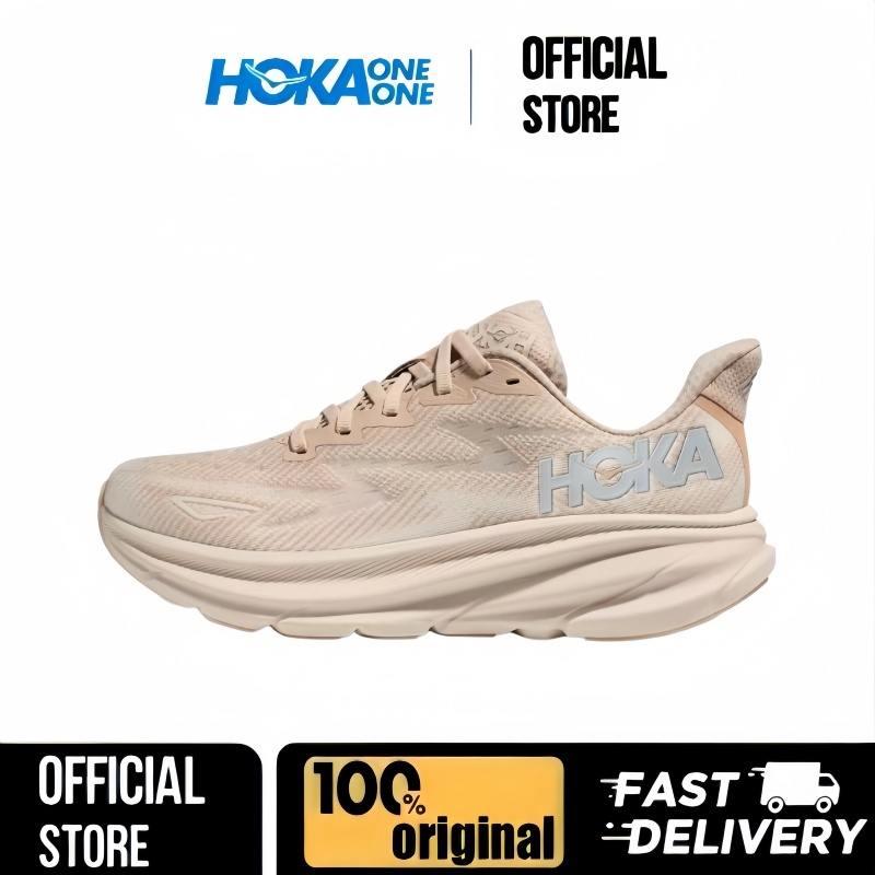 HOKA ONE ONE Clifton 9 รองเท้าวิ่งน้ำหนักเบา กันลื่น ระบายอากาศ และทนทานต่อการสึกหรอ