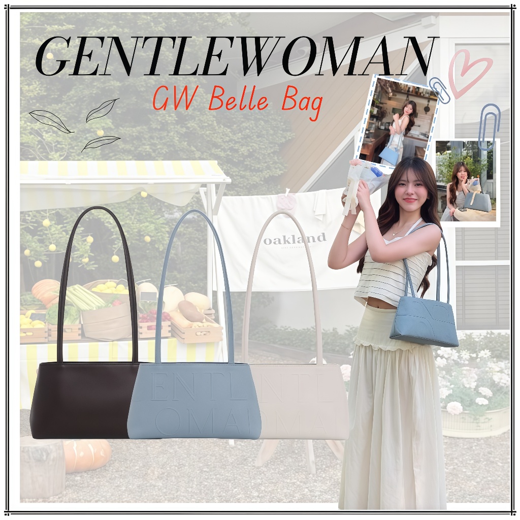 GENTLEWOMAN GW Belle กระเป๋าเป้สะพายหลัง สีสวย มีหลายสีให้เลือก แบรนด์ไทยแท้ 100% พร้อมส่ง