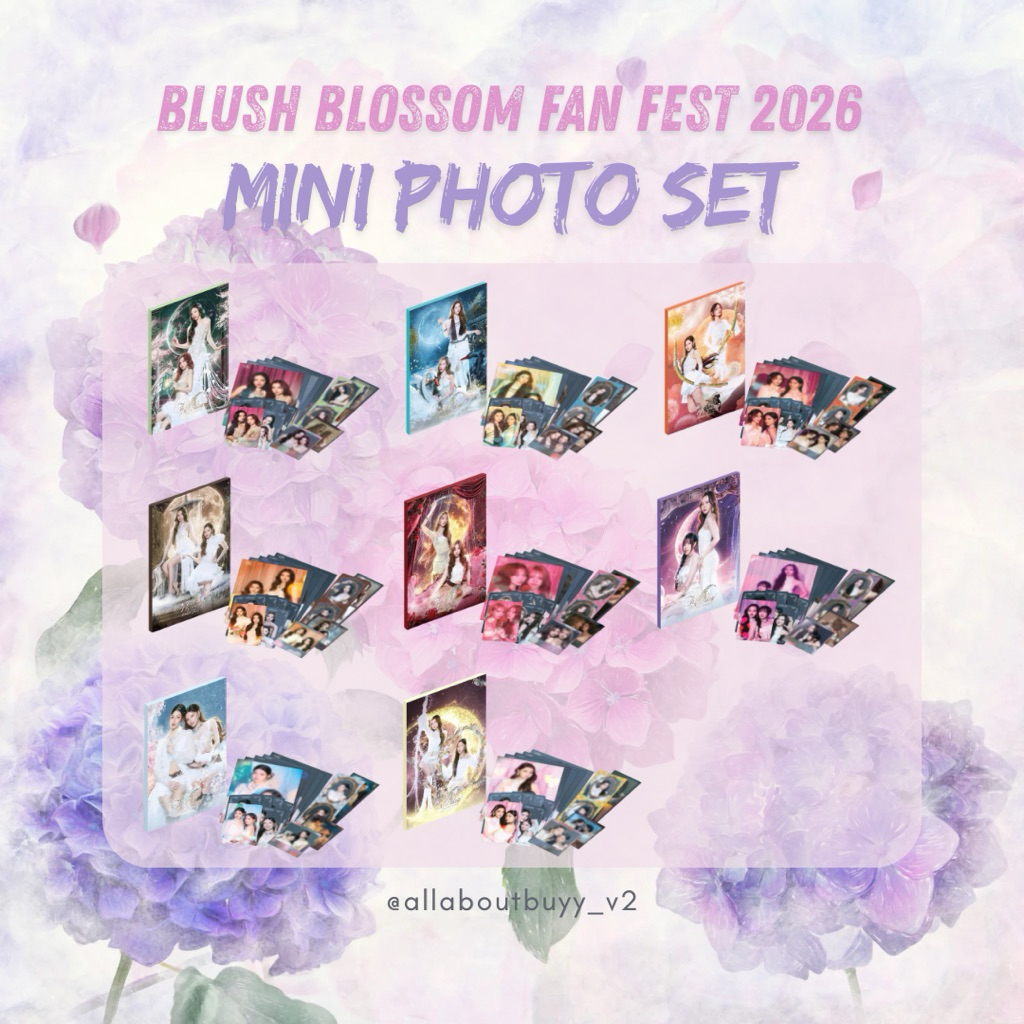 (พร้อมส่ง) | MINI PHOTO SET | BLUSH BLOSSOM FAN FEST 2026 : MIDNIGHT BLOOM #BBFANFEST2026