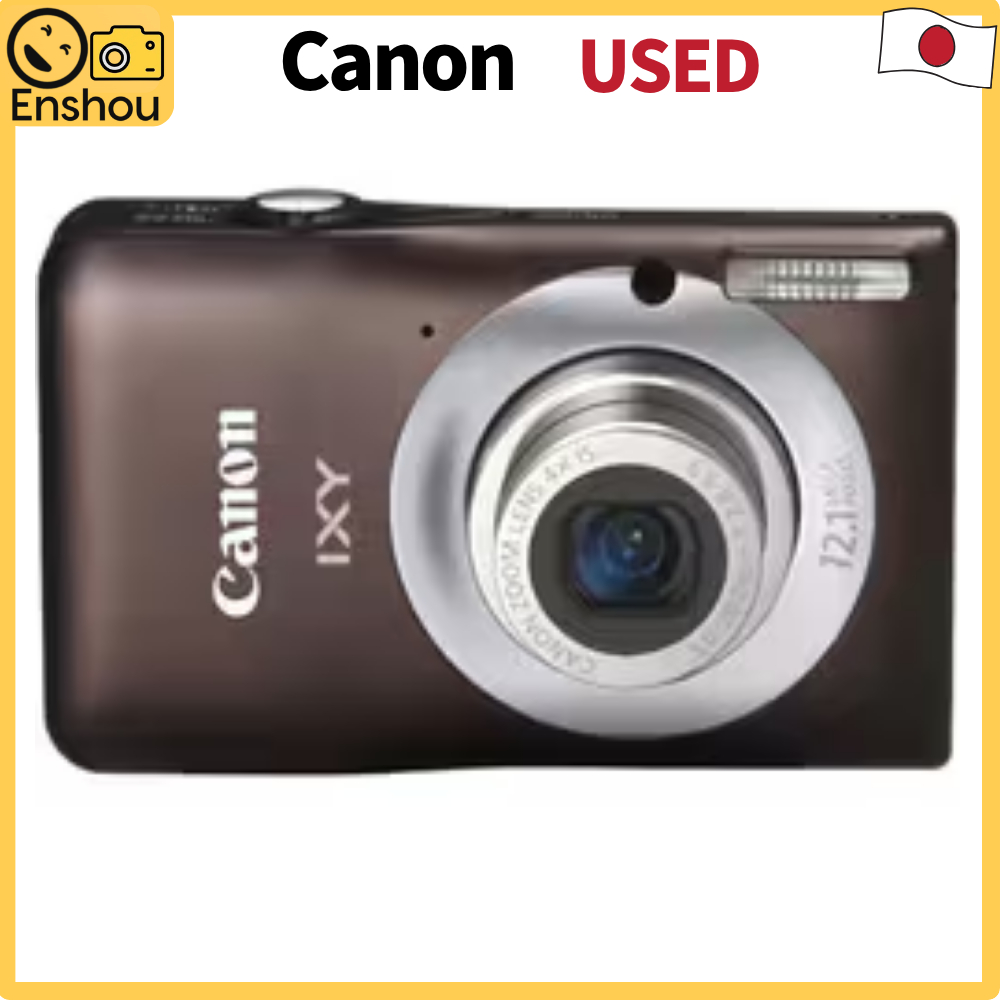 [USED From Japan]Canon digital camera IXY 200F Brown IXY200F(BW)
