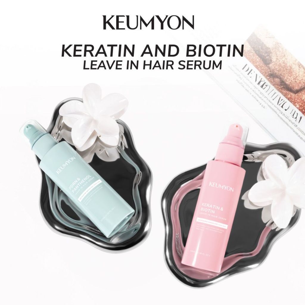 Keumyon ลีฟอินแฮร์เซรั่ม 100ml กึมยอน #เคราติน #พีดีอาร์เอ็น