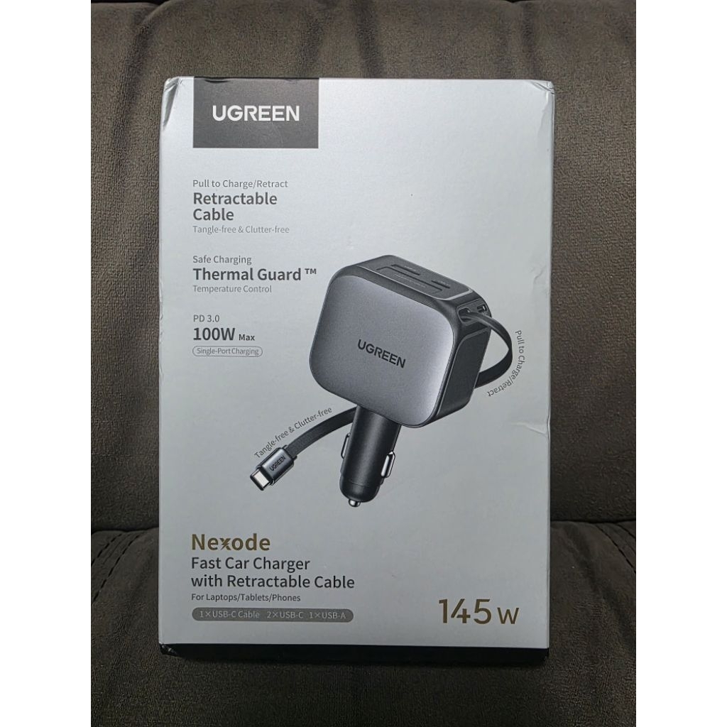 ที่ชาร์จในรถยนต์ UGREEN PD 90W / 145W ชาร์จเร็ว Fast charge