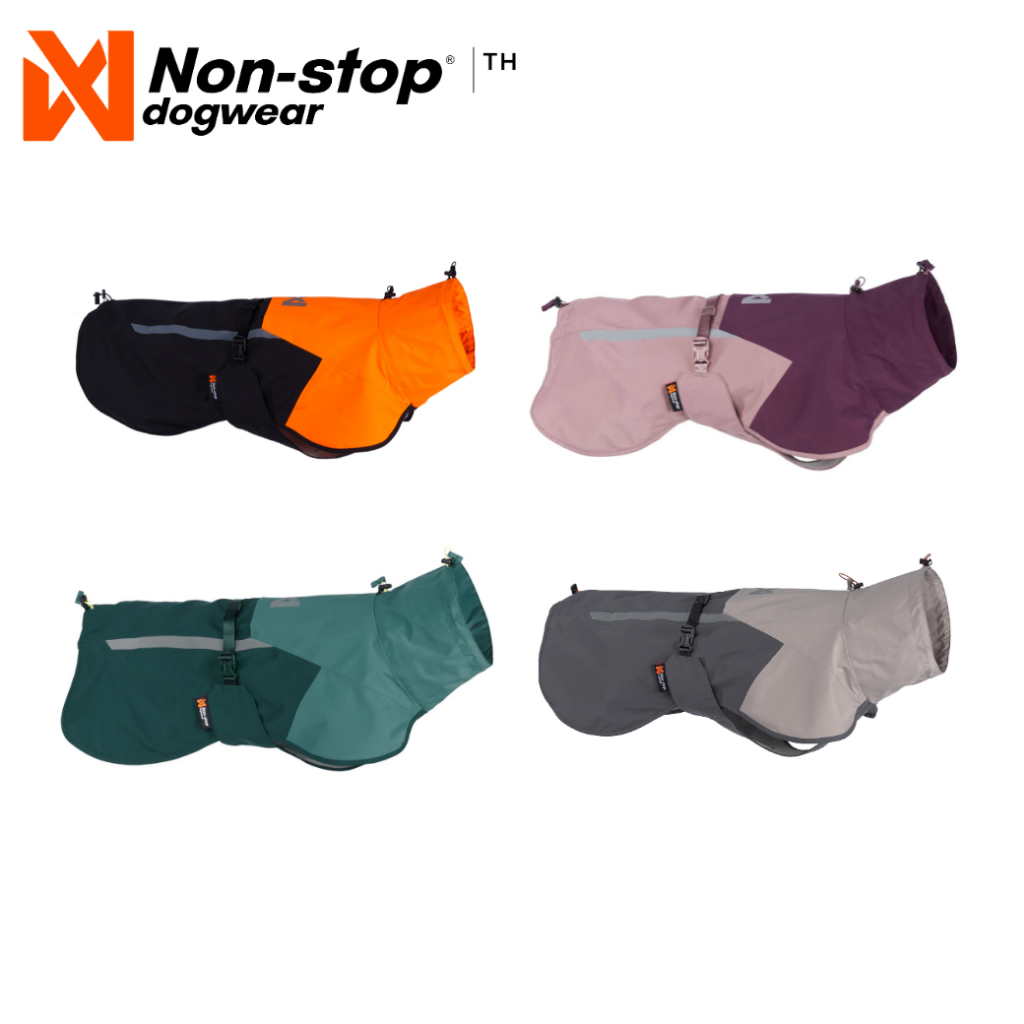 Non-stop dogwear Fjord Raincoat 2.0 เสื้อกันฝนสุนัข