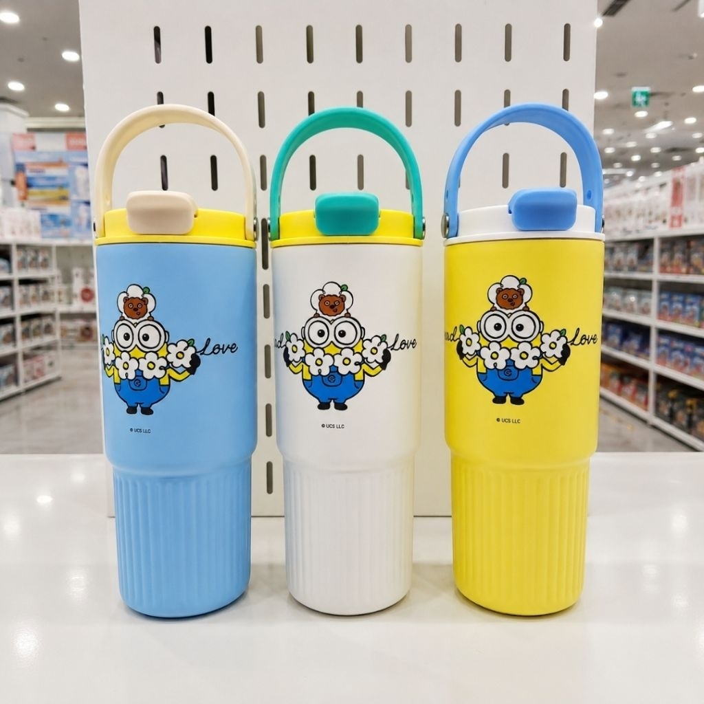 Super Lock  มินเนี่ยนแก้วเก็บความเย็นสแตนเลส 304  ขนาด750 มล.