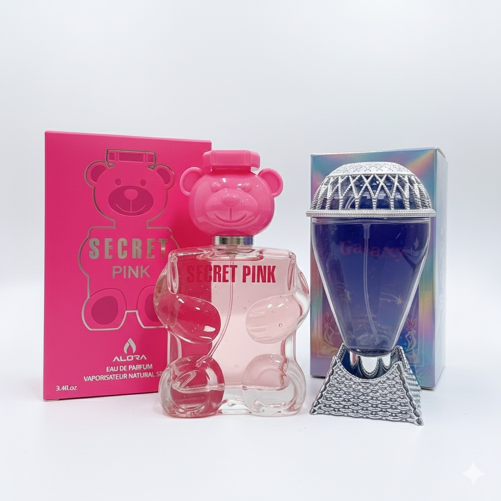 โปรคู่2ขวด ALORA SECRET PINK 100ML น้ำหอมผู้หญิง กลิ่นสาวหวาน หอมหวานโรแมนติก กลิ่นความรัก -3260