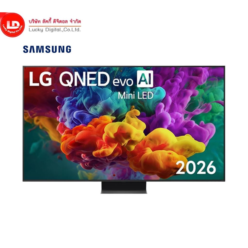 LG 65 นิ้ว รุ่น 65QNED86BSA LG QNED evo AI QNED86 Mini LED 4K Smart TV ปี2026,65QNED86