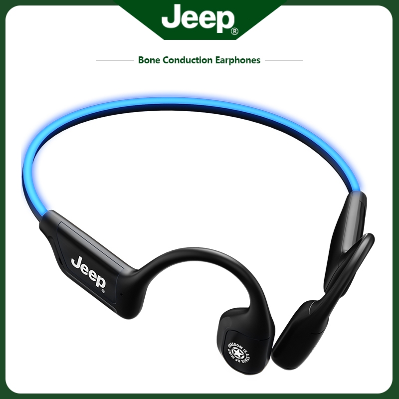Jeep EC025 หูฟังบลูทูธ ระบบ Bone Conduction เสียงดี HIFI กันน้ำ IPX8 หูฟังว่ายน้ำ เมมในตัว 16GB