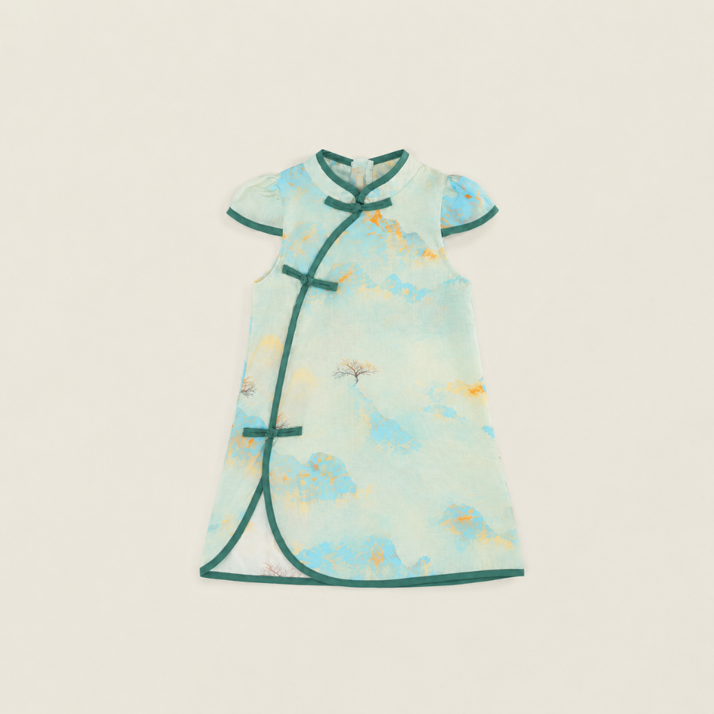 Hania Kids พร้อมส่ง ชุดเดรสกระโปรง สไตล์จีน สำหรับเด็กผู้หญิง ชุดตรุษจีนเด็กผู้หญิง ชุดเด็กผู้หญิง - K4125021 ราคาถูก Shopee Lazada