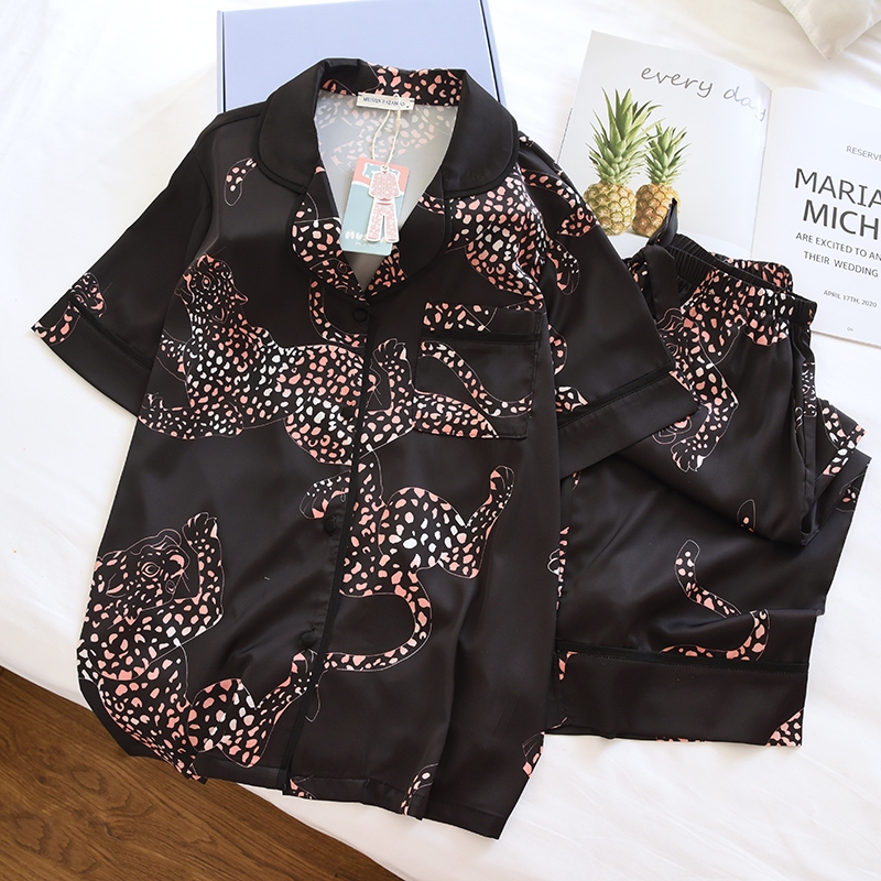 Muslin Pajamas Silk Satin รุ่น  (T/L 3051 5005) | ชุดนอนชุดเที่ยว, ชุดนอนผู้หญิง