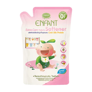 Enfant (อองฟองต์) ผลิตภัณฑ์ปรับผ้านุ่มสำหรับเด็กแรกเกิดและถนอมผิวบอบบาง สูตรผสม Gold Silk Protein 700ml./ซอง ซื้อ4แถม2