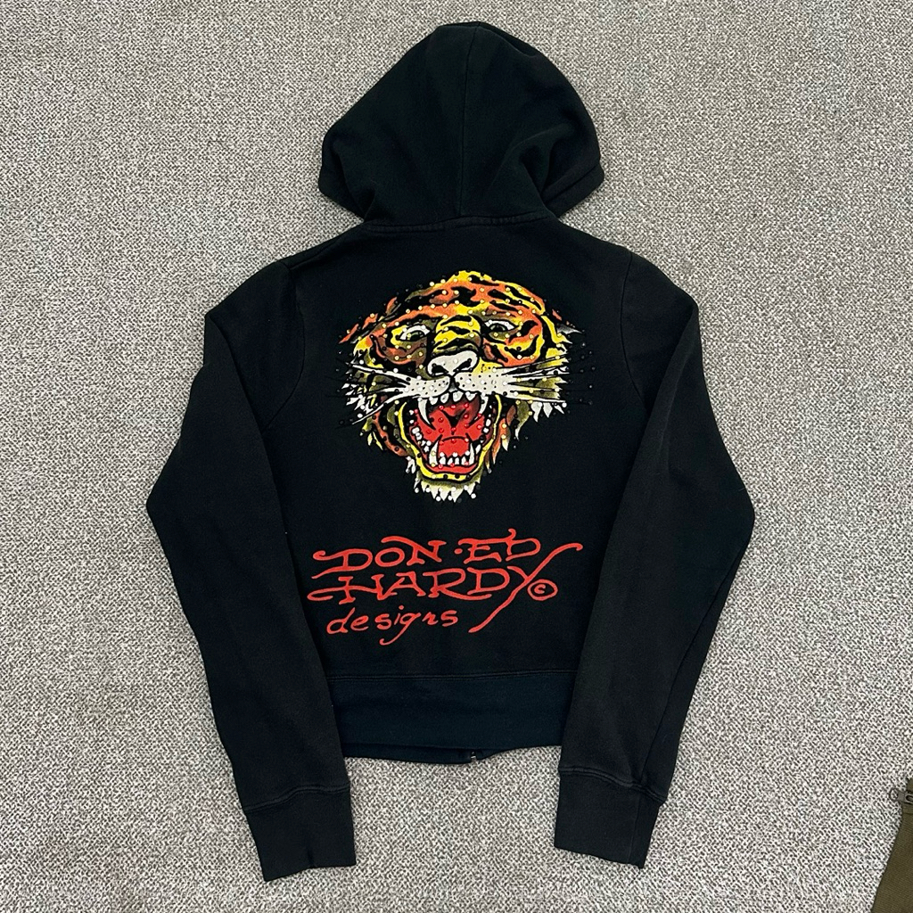 Ed Hardy Hoodie Zip Up 💯