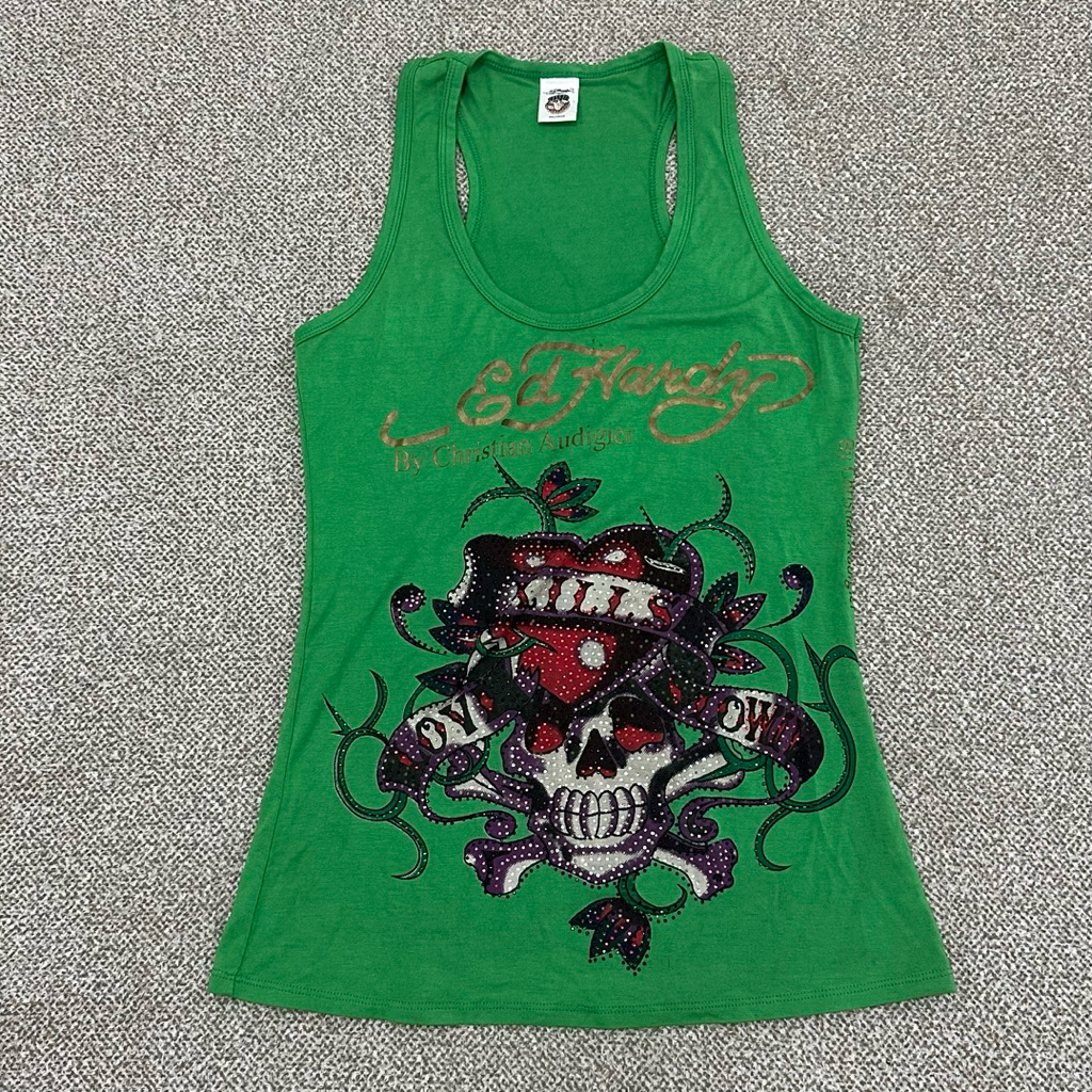 Ed Hardy Tank Top 💯💚💚