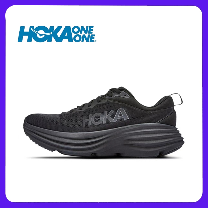 มีสินค้าพร้อมส่งพร้อมกล่อง Hoka ONE ONE Bondi 8 Sports shoes แฟชั่น รองเท้าลำลอง